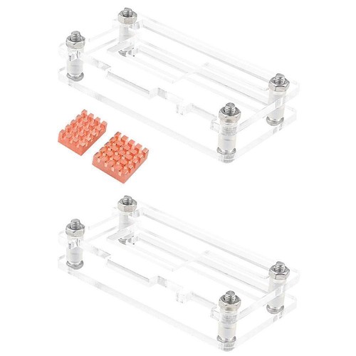 Für Single Board Pi Zero 2 W Acrylgehäuse Transparente Hot I4D4 J8C6 L5E9 U0O2 - Afbeelding 11 van 14