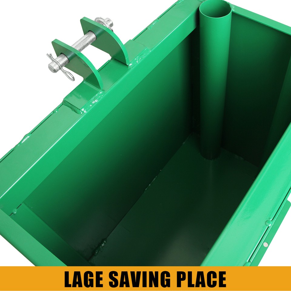 3 Point Ballast Box Category 1 Tractor Quick Tach Hitch Counterweight