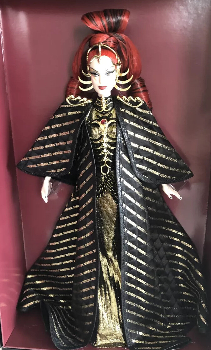 Space Goddess Queen Constellations Barbie Doll & Golden Metallic