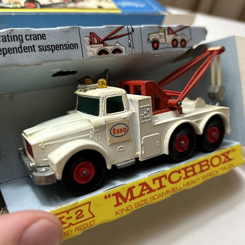 Matchbox King Size K-2 Scammell Heavy Wreck Truck Used W Box Vintage - Picture 15 of 24