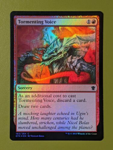 FOIL Tormenting Voice x1 Dragons of Tarkir 1x Magic the Gathering MTG - Picture 1 of 1
