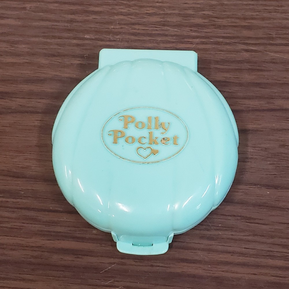 Polly Pocket Beach House Case Bluebird 1989 Vintage Bluebird Blue