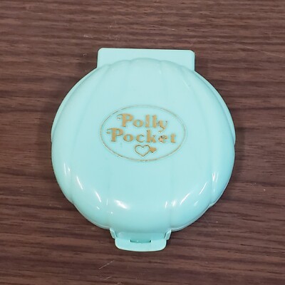 Polly Pocket Beach House Case Bluebird 1989 Vintage Bluebird Blue