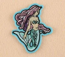 MERMAID Iron On Patch Sea Creature Ocean Beach “ 1781