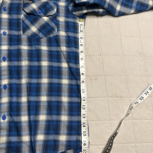 euc O'Neill blau kariertes SHIRT Herren klein geknöpft langarm - Bild 8 von 10