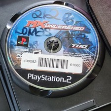 MX Unleashed PS2 Game - Loose Disc, Tested, Working, Blockbuster Case