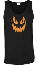 Jack O Halloween Pumpkin Trick or Treat Funny Costume Party Ghouls Mens Tank