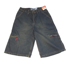 old navy blue jeans cargo Carpenter shorts adjustable waist Boys size Regular 18