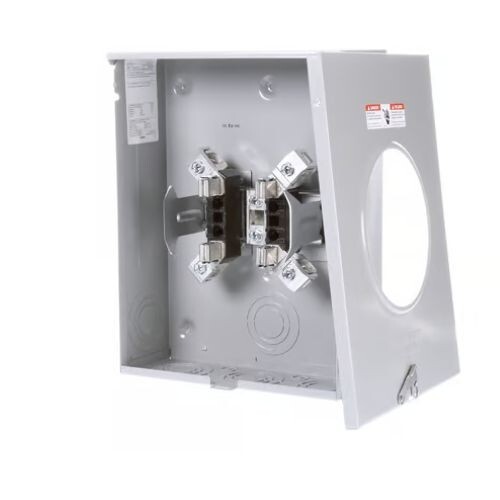 SIEMENS TALON UAT417-PG 200 AMP METER SOCKET 4-JAW RINGLESS 1-PHASE 600V
