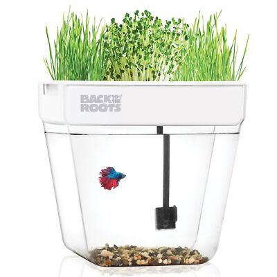 Back to the Roots Water Garden Duo Hydroponic Aquaponic Ecosystem Kit