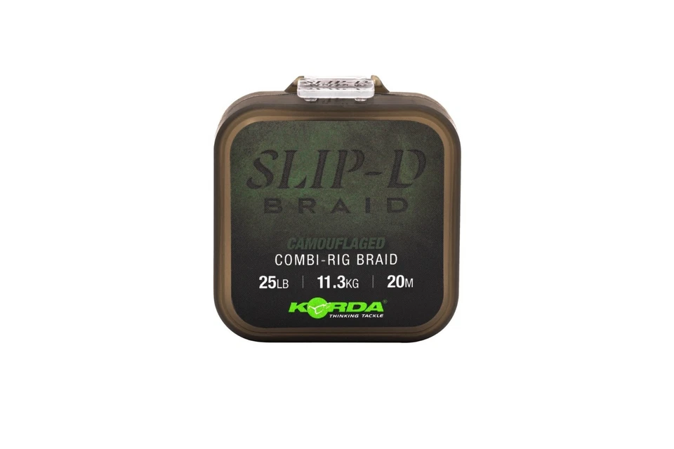 Korda Slip-D Trenza 25 lb Camuflaje Combo-Multi Plataforma Trenza Carpa Línea de Pesca 20 m Foto 2 de 4