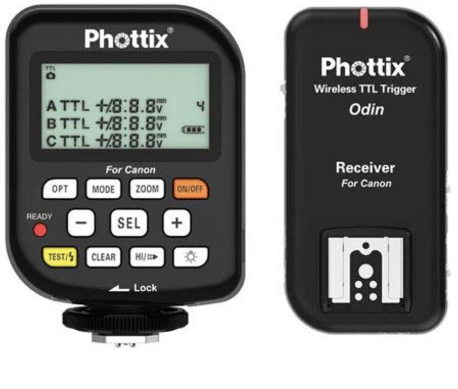 Phottix Odin TTL Flash Trigger & Receiver for Canon (New) - Image 3 of 3