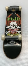 Vintage Tech Deck Fingerboard Flip Skull Crossbones Logo Live To Ride Skateboard