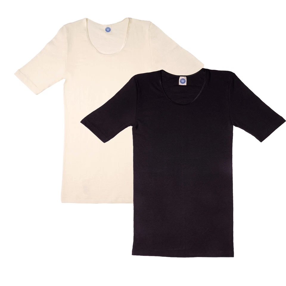 Cosilana Damen Kurzarm Unterhemd Wolle/Seide kbT T-Shirt - Bild 1 von 1