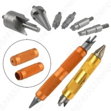 Chamfer Deburring Hand Tool Set Primer Pocket Reamer for Reloading Brass