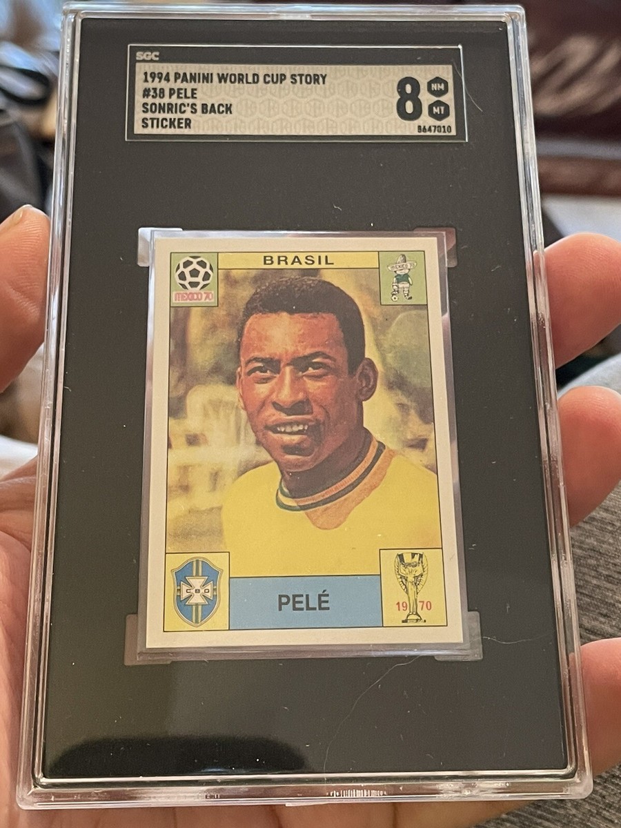 1970 PELE PANINI WORLD CUP STORIES #38 1994 SGC 8 | eBay