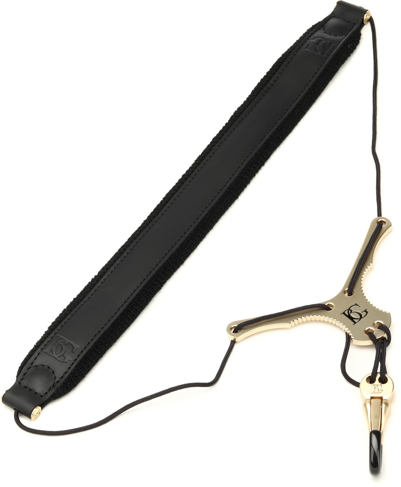 BG S20YMSH Zen Leather Saxophone Neck Strap (2-pack) Bundle