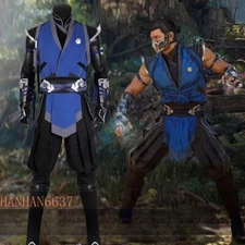 Mortal Kombat 1 Sub Zero Cosplay Costume Outfits Halloween Carnival Full Set New