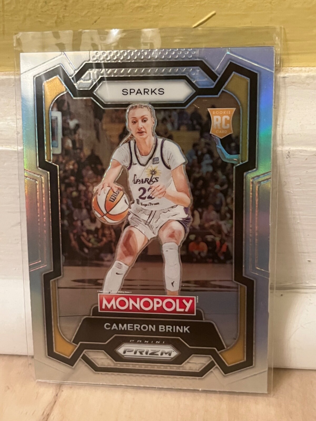 CAMERON BRINK 2024 WNBA Prizm Monopoly SILVER PRIZMS Rookie Card #39 LA SPARKS