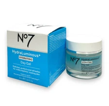 No7 HydraLuminous+ Hydrating Day Gel 72H Deep Hydration (50ml / 1.6fl.oz) Boxed