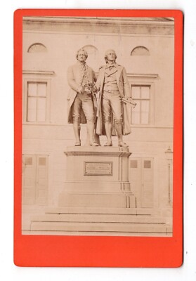 Friedrich Hertel CAB Foto Goethe- und Schillerdenkmal in Weimar