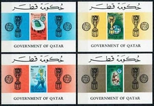 QATAR 1966 SOCCER, Cpl Superb MNH/** Sheet Set , Football Championship, England