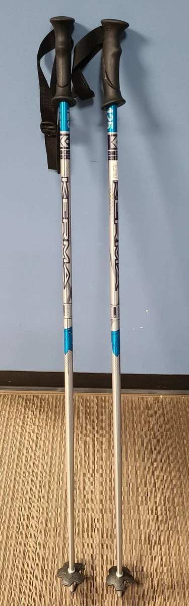 Kerma Rental SR Ski Poles 125 18mm Made In Italy Aluminum