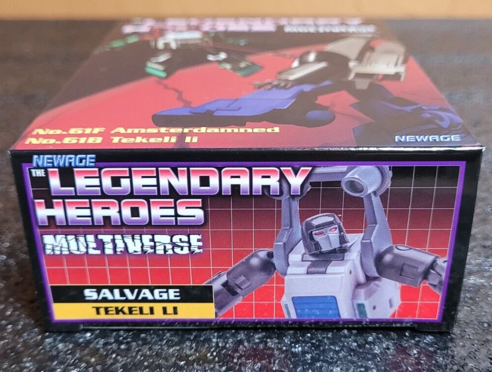 Newage Legendary Heroes H61F Amsterdamned & H61B Tekeli Li figure 2-pack - Image 3 of 4