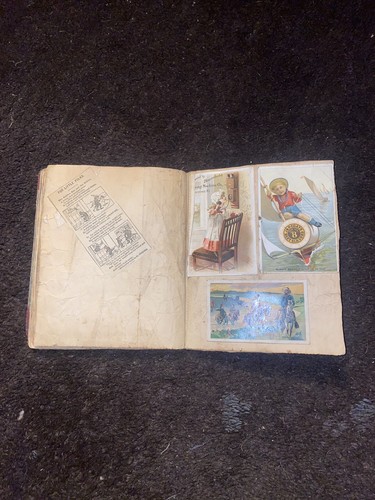 Antique Victorian Epherma Trade Card Die Cut Scrapbook Album Craft Upcycle - Picture 15 of 20