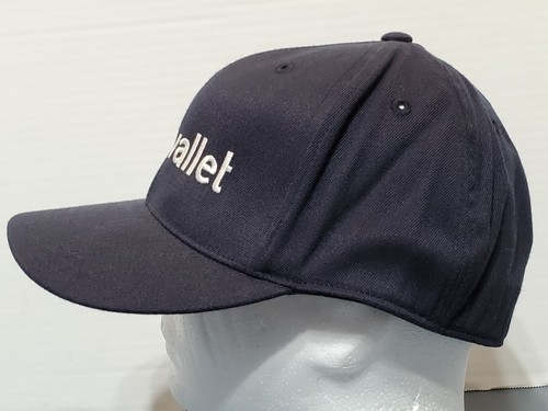 Nerdwallet 210 Hat Cap Flexfit Tech 7 1/4-7 5/8 Navy Blue Wool Blend Embroider - Picture 3 of 12