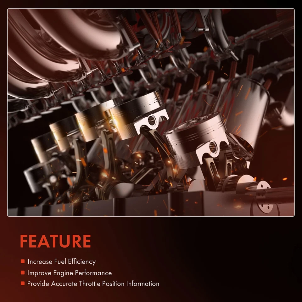 Sensor de posición del acelerador para Chevrolet Camaro R20 Suburban Caprice G30 GMC C3500 Foto 2 de 4