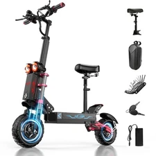 HLOIE 5600W Dual Motor 50MPH Electric Scooter 45Miles Range For Adults EScooter