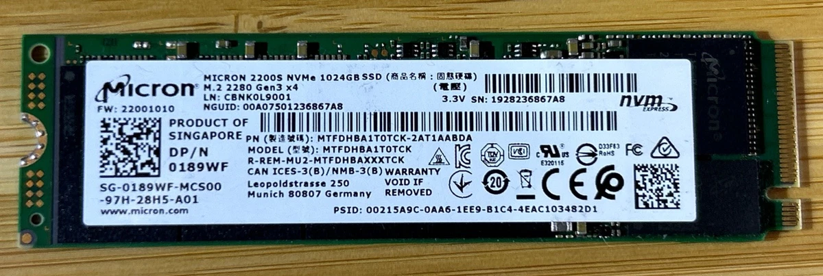 Micron 1 TB Solid State Drives for sale - eBay