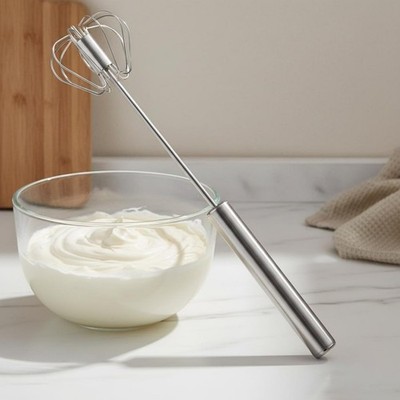 Semi-Automatic Egg Whisk Rust-Proof Semi-Automatic Whisk Food Grade for Cooking