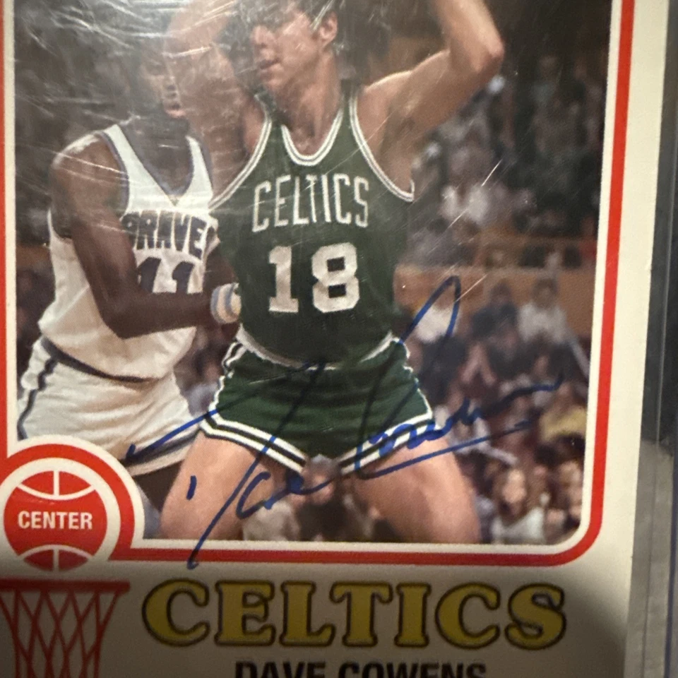 Dave Cowens 2005-062005-06 Topps estilo 1952 favoritos de los fanáticos autógrafo automático  Foto 2 de 3