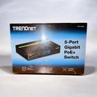 *Brand New* TRENDnet 5-Port Gigabit PoE+ Switch – Fast Plug & Play 31W