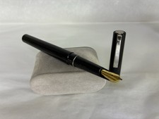 Vintage OSMIROID Cartridge Fountain Pen Italic Medium Nib - Matte Black