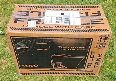 New TOTO Drake Toilet Tank & Cover 1.28 GPF ST786EA#01 -TWO SCRATCHES SEE  PICS