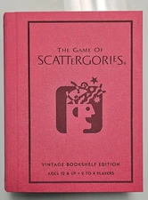 The Game of Scattergories Vintage Bookshelf Edition WS Game Company Board Game