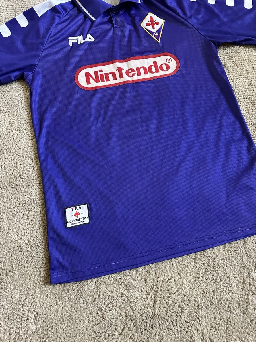 98/99 ACフィオレンティーナ FILA ユニフォーム シャツ y2k 98/99 ACフィオレンティーナ FILA ユニフォーム シャツ y2k