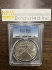 1997 $1 American Silver Eagle MS69 PCGS