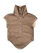 Vintage 1997 SS Alexander McQueen Mesh Layered Sleeveless Shirt Tops Size 38