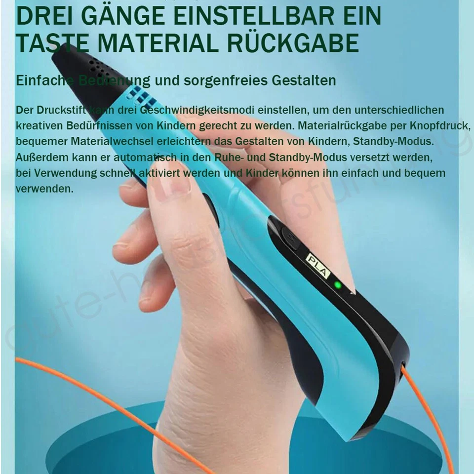 3D Printing Pen 3D Druckstift 3D Stifte Set PLA Filament 3D Drucker Stift Kinder - Bild 4 von 4