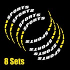 1 Set Universal Car Tire Wheel Stickers Auto Tyre Decoration Decals Accessories