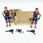 1985 GI Joe Crimson Guard Commanders Xamot Tomax 100% Complete w/ File Card ARAH
