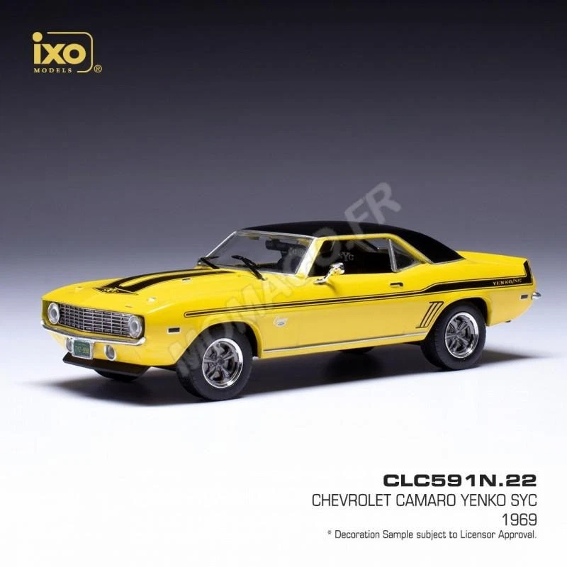IXO IXOCLC591N.22 CHEVROLET CAMARO YENKO SYC 1969 JAUNE 1/43 - Photo 2/2