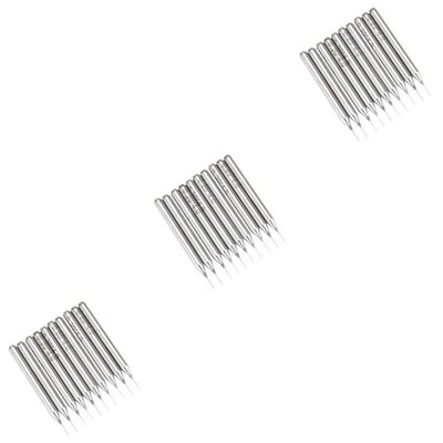 30 Stück 0.2mm CNC PCB-Maschinen Wolframstahl-Endmühle Gravur-Bits