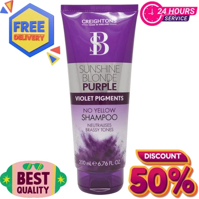 BRANDED Creightons Sunshine Blonde Silver Tone Correcting Shampoo (200ml) - Brightens B