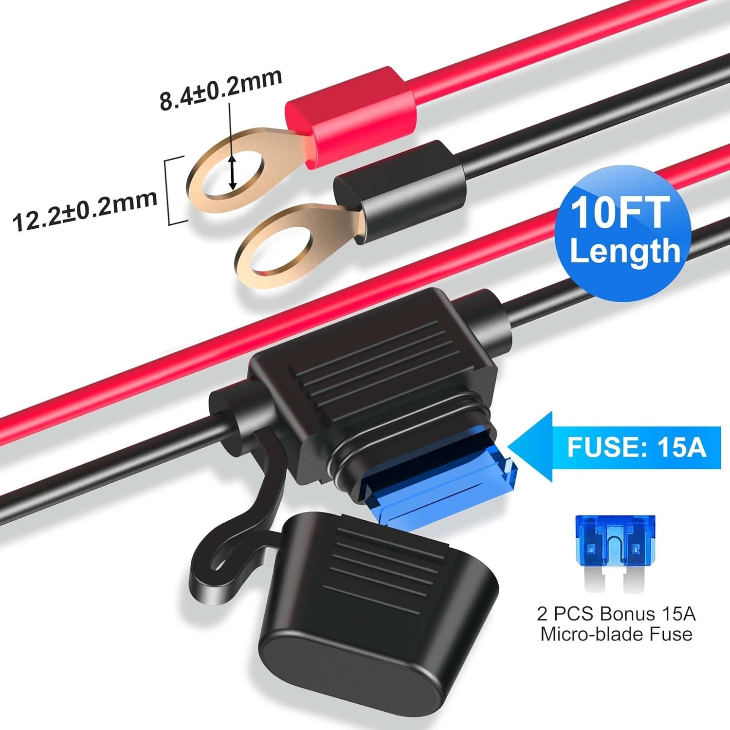 12V Cigarette Lighter Socket Splitter, 200W 3 Socket Multi Port Car Cigarette Li