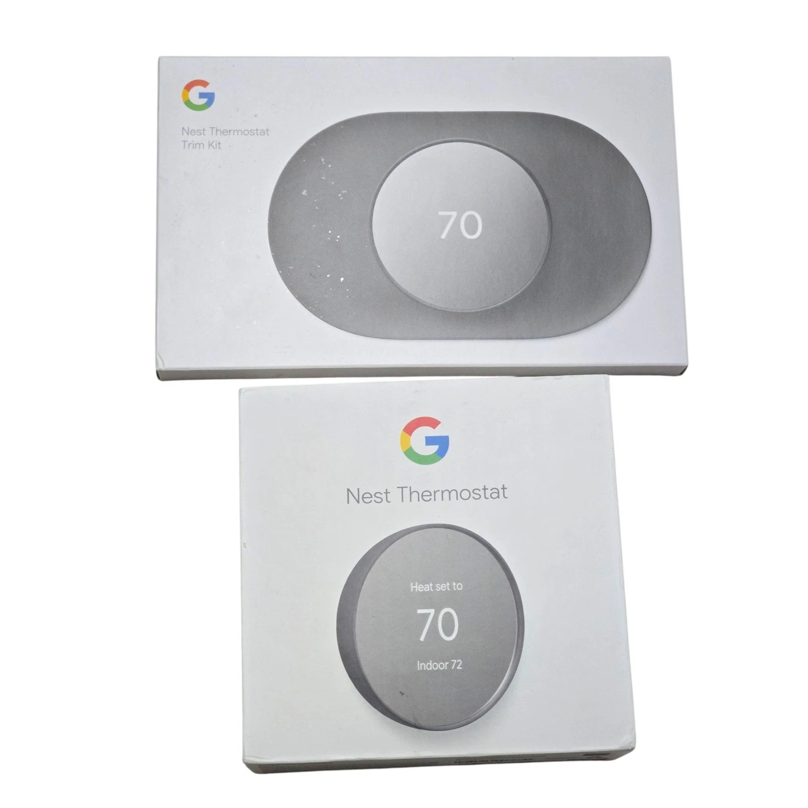 Google Nest Thermostat Charcoal Smart Home Energy Saving 2Pc Set
Opens in a new window or tab